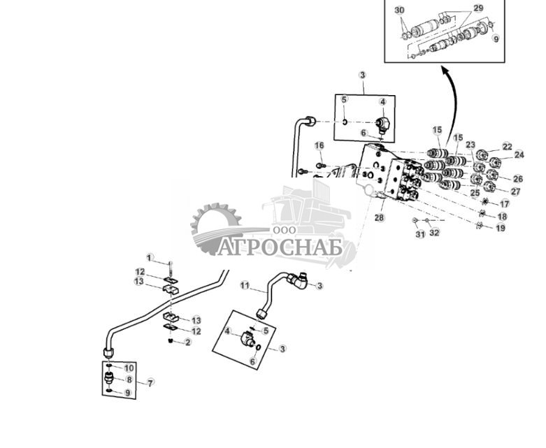 Гидравлическая система SCV (3 клапана) без среднего SCV - ST305204 349.jpg